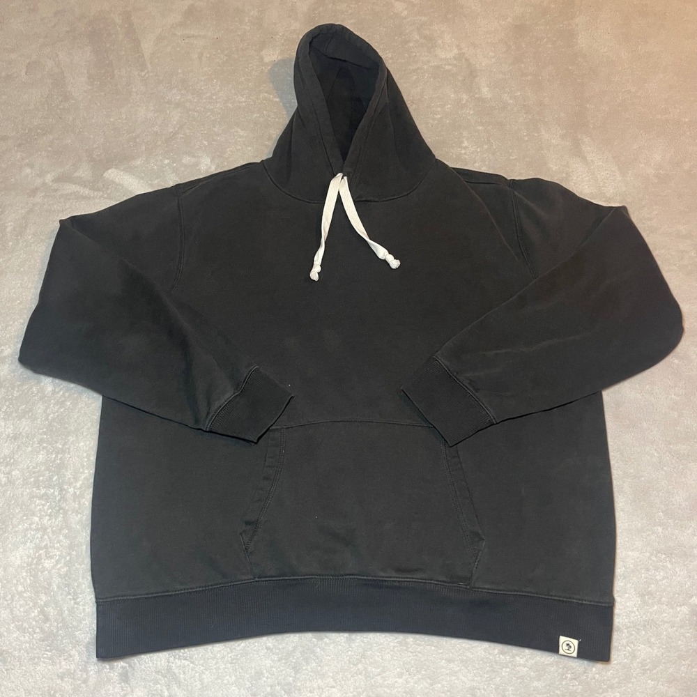 Desert Dunes Hoodie Mens XL Black Organic Cotton Blend Sweatshirt Living Life